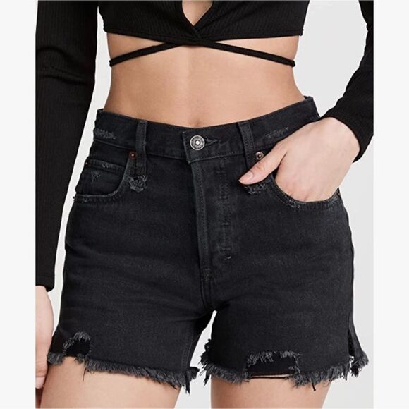 We The Free Makai Short Shorts Black Washed 24 - Picture 1 of 11